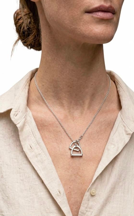 Stirrup Pendant (Silver)