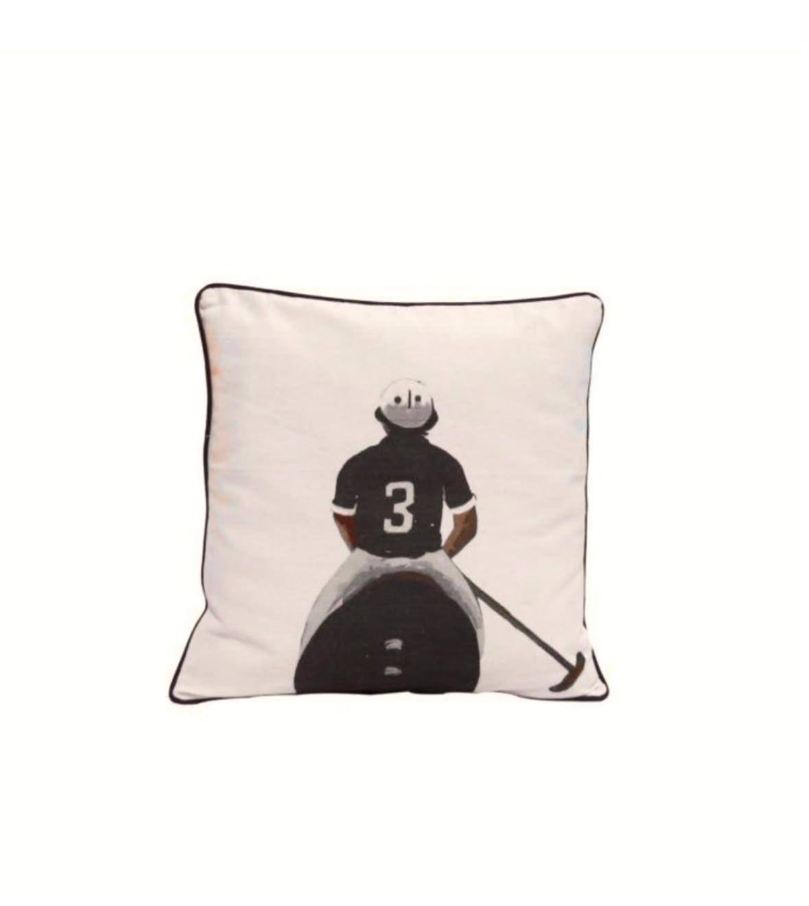 Polo Player Cushion Cover