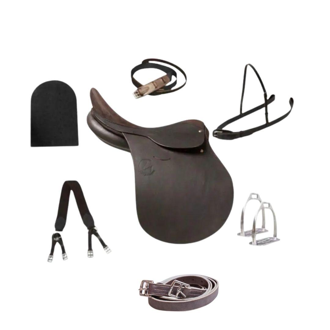 Roughout Polo Saddle Set
