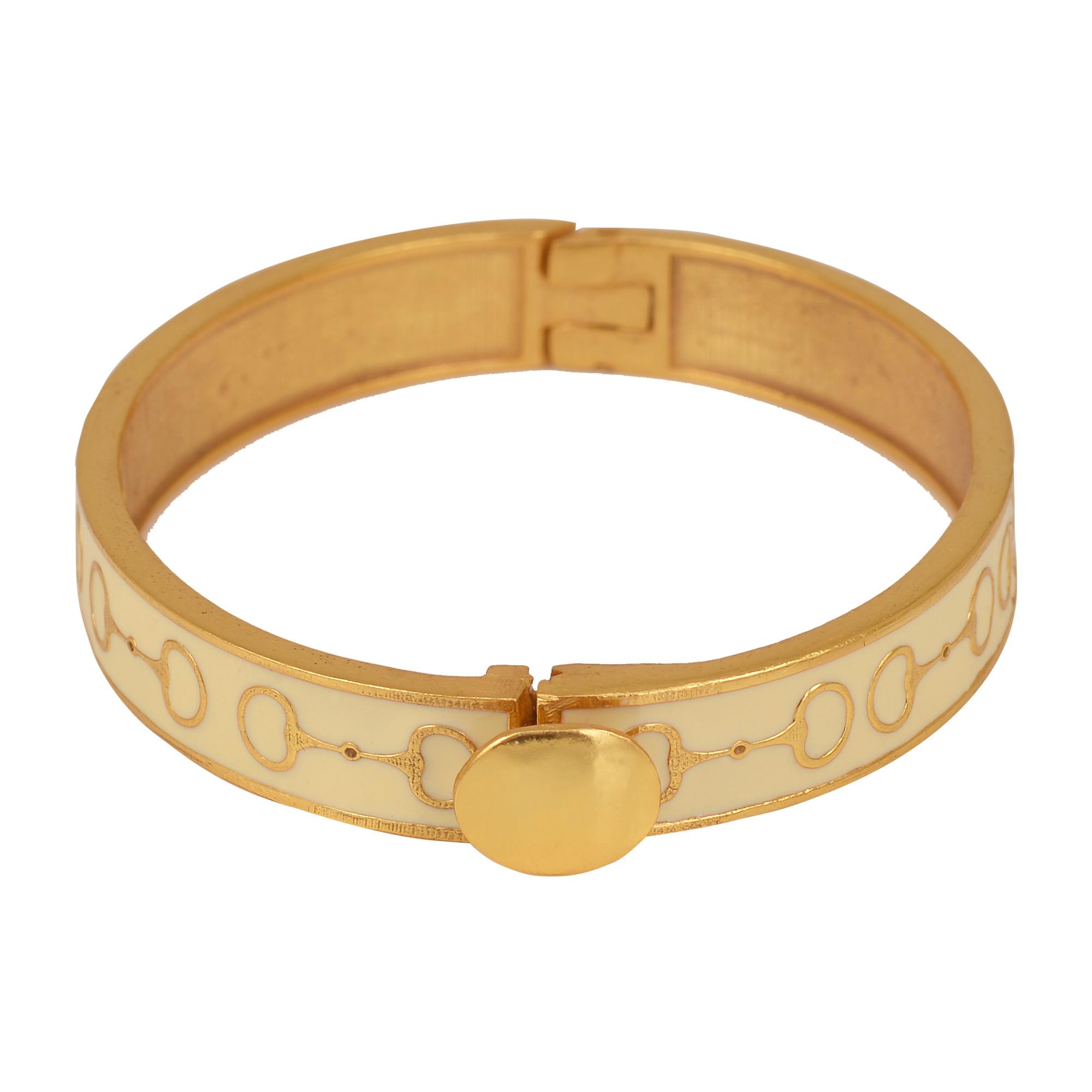 Ivory Snaffle Bangle